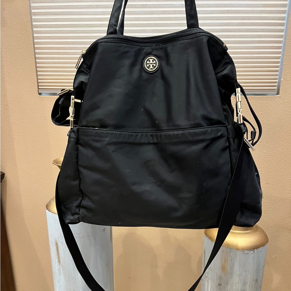 DIAPER BAG Tory Burch Black Nylon Diaper Bag